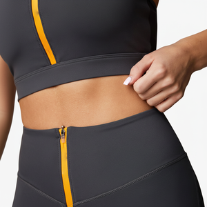 Wholesale High Quality 2 Piece Fitness Yoga Sets Long Sleeve with Jacket and <b>Legging</b> Yoga Set 2026 for Fitness Spandex / Nylon - Product Image 1