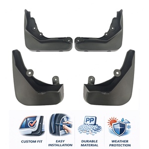 Guardabarros Benke para Mercedes-Benz ML350/ML300 (1998-2015) |   Protectores de Salpicaduras de Plástico PP Duradero, Guardabarros Negros - Product Image 3