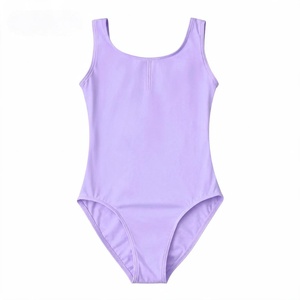 Justaucorps de ballet sans manches pour filles, justaucorps de danse extensible, justaucorps d'entraînement de gymnastique, style sous-vêtement - Product Image 2