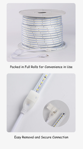 Tira de Luces LED RGB de 110V, 100M, Sin Caída de Voltaje, IP65, Silicona Impermeable, Flexible, Cortable, Sin Controlador, para Exteriores y Edificios - Product Image 6