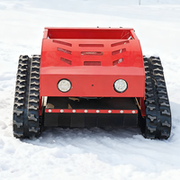 Tondeuse à gazon robotisée autonome industrielle personnalisable pour la coupe de la neige et de l'herbe, télécommandée, certifiée CE EPA EURO 5