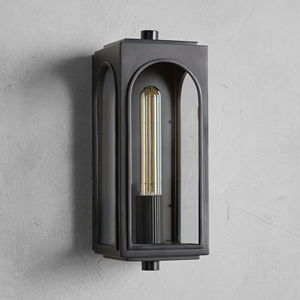 Lampe murale design américaine pour l'intérieur et l'extérieur en acier et verre Palladian Outdoor Sconce Household Use Wall Lamp - Product Image 2