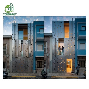 <span class=keywords><strong>Architecture</strong></span> revêtement en aluminium composite déflecteur perforé ventilé rideau en aluminium wal - Product Image 6