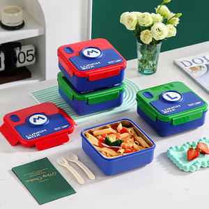 Boîte à lunch créative en forme d'appareil photo, 1100 ml, compartimentée, en plastique, compatible micro-ondes, pour adultes, usage au bureau - Product Image 2