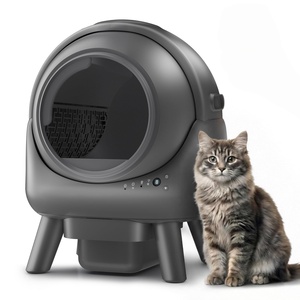 Wholesale 50L Safety Anti-Pinch <b>Cat</b> Smart Sensor Free Hands <b>Cat</b> Toilet Automatic Self Cleaning <b>Cat</b> <b>Litter</b> Box - Product Image 1