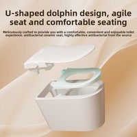 805 P-Trap Siège de toilette intelligent avec bidet intégré, WC intelligent, télécommande automatique incluse, siège chauffant