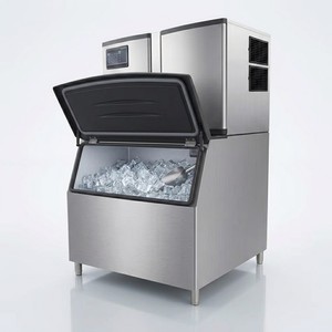 Máquina de Hielo Comercial Modular, Independiente, Vertical, de Alta Resistencia, en Forma de Cubo, para Restaurantes, Bares y Hoteles, de Acero Inoxidable - Product Image 5