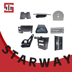 خدمة STARWAY ISO من الفولاذ المقاوم للصدأ قطع الألومنيوم بالليزر قطع المعادن الانحناء أجزاء الصفائح المعدنية تصنيع أجزاء - Product Image 1