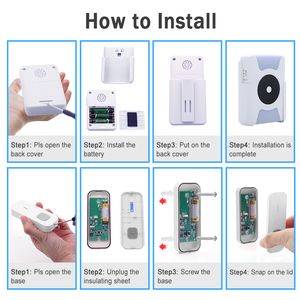 Daytech Chuông Cửa Không Dây Thông Minh Điếc Có Đèn Nhấp Nháy Pin CC21 - Product Image 6