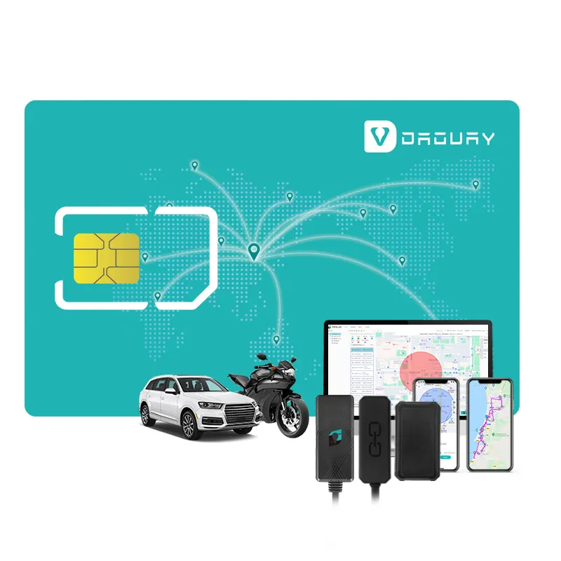 Daovay ตัวติดตาม GPS ในรถยนต์พร้อมซิมการ์ด M2M ซิมการ์ดสำหรับติดตาม GPS