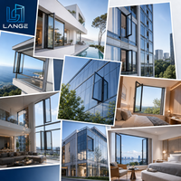 Окна LANGE Advanced Smart Steel Casement с наружным открыванием, многозапорным замком и повышенной безопасностью для квартир