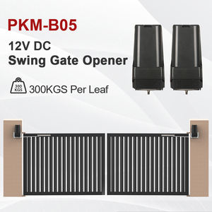 Moteur de <span class=keywords><strong>portail</strong></span> <span class=keywords><strong>battant</strong></span> industriel moderne PKM-B05 DC 12V 300 kg par <span class=keywords><strong>battant</strong></span>, <span class=keywords><strong>bras</strong></span> <span class=keywords><strong>articulé</strong></span> automatique double <span class=keywords><strong>bras</strong></span> 433 MHz - Product Image 2