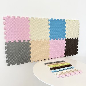 Lồng vào nhau bọt sàn gạch sang trọng với biên giới bọt Câu Đố Thảm 30 bởi 30 dày vuông chống trượt Câu Đố khu vực Thảm Playmat - Product Image 3