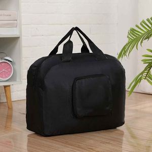 Bolsa de Gimnasio Plegable Ligera con Logotipo Personalizado, Bolsa de Viaje Plegable para Guardar Ropa, Bolso de Mano - Product Image 3