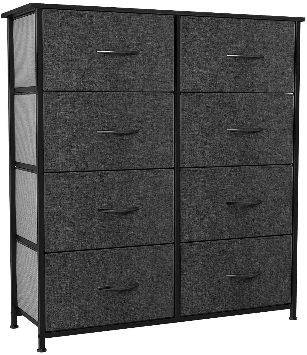 modern chest of drawers with 8 Drawers Large Capacity, Organizer Unit of bedroom