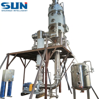 Evaporador Industrial de Circulación Forzada, Concentrador de Acero Inoxidable con Control PLC para Líquidos de Alta Viscosidad, Ahorro de Energía