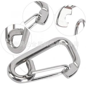 Mosquetón de Acero Inoxidable con Resorte E20178, Gancho de Escalada para Uso General en Exteriores - Product Image 4