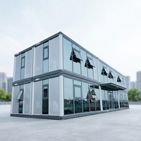 Maison préfabriquée mobile SKYLINE à assemblage rapide de 20 pieds à vendre – Mini-maison moderne en kit, conception de maison conteneur modulaire