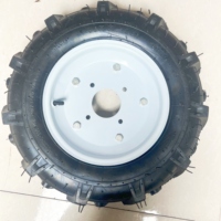 Nouvelles roues pleines en EVA 4.00-10 pour micro-motoculteurs, pneus de machines agricoles pour tracteurs, vente au détail et hôtels
