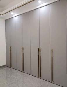 Armoire de rangement moderne minimaliste noire Balom Design, installation facile, meuble de chambre à coucher sur mesure - Product Image 3