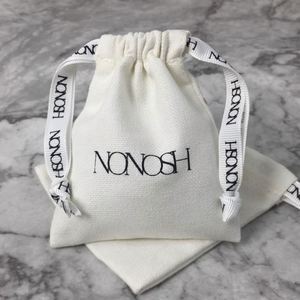 Customized Natural Color Packaging <b>Pouch</b> Reusable Eco Friendly Muslin Calico Canvas Cotton <b>Drawstring</b> <b>Pouch</b> for Jewelry - Product Image 4