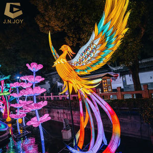 <span class=keywords><strong>Linterna</strong></span> <span class=keywords><strong>de</strong></span> Seda con Tema <span class=keywords><strong>de</strong></span> Mitología <span class=keywords><strong>de</strong></span> la Cultura China, Impermeable, Modelo SGL74, para el Festival del Fénix, para Parques - Product Image 1