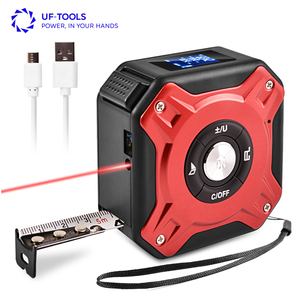 Uftools 40m Laser kỹ thuật số khoảng cách mét và 5m Laser Băng biện pháp 2-in-1 LCD hiển thị biểu tượng tùy chỉnh ABS/vật liệu nhựa - Product Image 1
