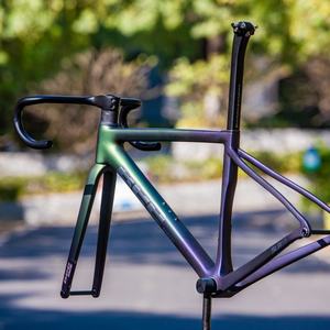 Cadre <span class=keywords><strong>de</strong></span> <span class=keywords><strong>vélo</strong></span> <span class=keywords><strong>de</strong></span> route en fibre <span class=keywords><strong>de</strong></span> carbone BeeBIKE RBF3010-DYY 29 pouces, passage des câbles entièrement intégré, boîtier <span class=keywords><strong>de</strong></span> pédalier T47, axe traversant 12x142mm, léger 960g - Product Image 1