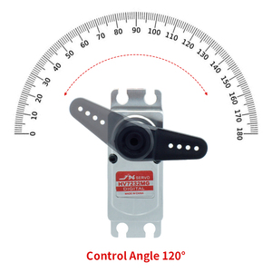 PDI-HV7232MG 31.5kg 0.09seg/60. Motor Digital Sin Núcleo de Alto Torque con Engranajes Metálicos para Coche RC, Helicóptero, Barco, Avión - Product Image 4