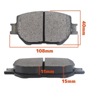 Las mejores pastillas de freno automáticas al por mayor 04465-30330 para coches japoneses Toyota - Product Image 6