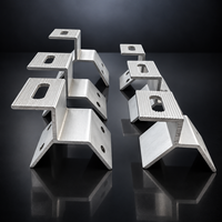 Support de montage solaire en aluminium pour toit métallique trapézoïdal, pince de fixation pour rail PV pour l'installation de panneaux photovoltaïques