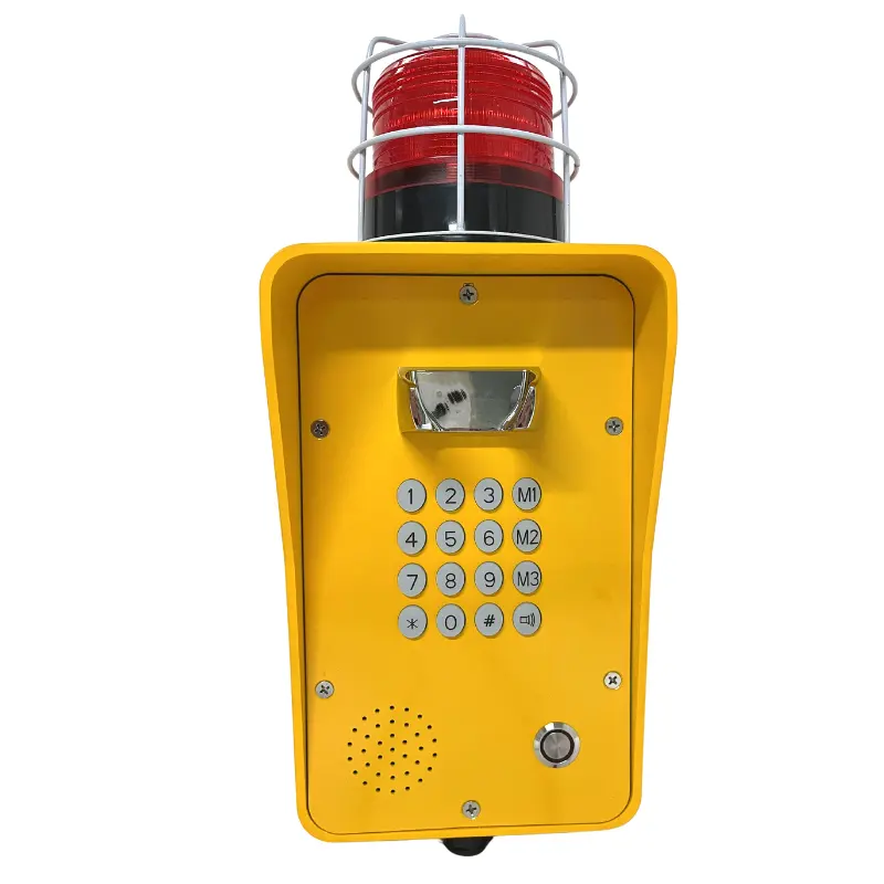 SIP IP VoIP טלפון עמיד למים חירום תעשייתי עמיד בפני מזג אוויר תחנת שיחות ימית אוטומטית טלפון תעשייתי טלפון