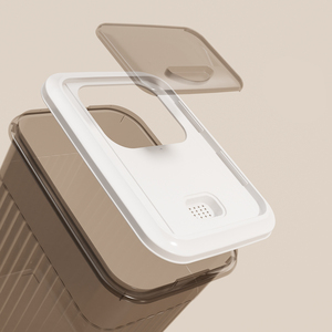 Boîte de rangement en plastique réutilisable grande et écologique avec couvercle à clapet transparent pour cuisine, bac à riz en PP de qualité alimentaire, organisateur sans BPA - Product Image 4