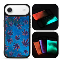 Coque Téléphone Néon Sable Fluorescent Mode pour Série 13-17 Design Personnalisé Matériau PC+TPU Protection 360 Anti-Traces de Doigts