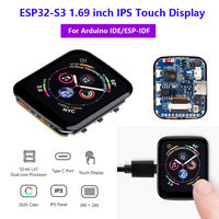 Écran tactile LCD IPS ESP32-S3 de 1,69 pouce pour la développement de montres intelligentes et d'appareils connectés
