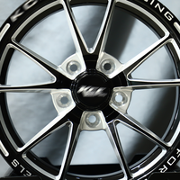 Jantes forgées Drag de 15 pouces 15x4 15x10 5x114.3 5x4.5 Noir brillant usiné Frontrunner Beadlock personnalisé pour Mustang Drag Pack
