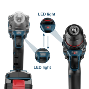 Juego de 2 Herramientas Eléctricas Inalámbricas: Taladro y Llave de Impacto con Batería de Litio y Motor sin Escobillas - Product Image 5