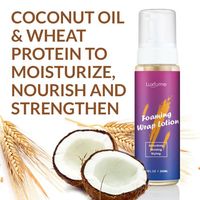 Mousse Coiffante Anti-Frisottis Ne Pellicule Pas Tenue Ferme Souple Lotion Moussante Enveloppement