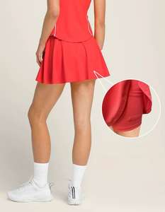 Nueva falda de <span class=keywords><strong>tenis</strong></span> sin mangas para <span class=keywords><strong>mujer</strong></span>, Top de Fitness para personas mayores, ropa de entrenamiento de gimnasio, Padel Pickleball y chaleco de Yoga para vestido de golf y <span class=keywords><strong>tenis</strong></span> - Product Image 2