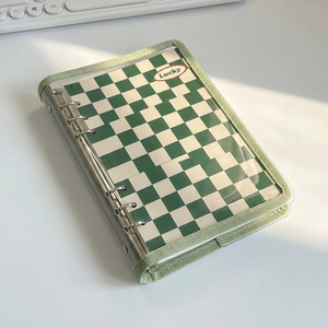Quaderno <span class=keywords><strong>a</strong></span> <span class=keywords><strong>Spirale</strong></span> Minimalista con Motivo <span class=keywords><strong>a</strong></span> Scacchi, Logo Personalizzato, Stampa <span class=keywords><strong>a</strong></span> Colori Personalizzata, Opzione Confezione Regalo per Uso Scolastico/Ufficio - Product Image 1