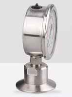 SHKEQI YTP-60BF Stainless Steel Diaphragm Digital Pressure Gauge Tri-Clamp 0~6MPa Range Efficient Pressure Management OEM/ODM