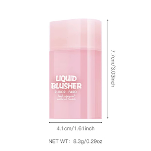 Nouveauté, blush liquide imperméable à 8 couleurs avec logo personnalisé pour le visage, longue durée, tête d'éponge, vente chaude, blush pour <span class=keywords><strong>les</strong></span> <span class=keywords><strong>joues</strong></span> et <span class=keywords><strong>les</strong></span> lèvres - Product Image 2