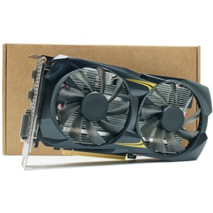 การ์ดจอสำหรับเล่นเกมระดับ HD รุ่นใหม่เอี่ยม GTX 1060หน่วยความจำ GDDR5 <span class=keywords><strong>6GB</strong></span> บัส192บิตช่องเสียบ PCI-E พัดลมคู่สำหรับคอมพิวเตอร์ตั้งโต๊ะขายส่งจากโรงงาน - Product Image 3