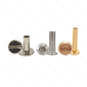 Écrou de serrage carré à tête <span class=keywords><strong>plate</strong></span> en acier inoxydable 304, <span class=keywords><strong>bord</strong></span> inversé, avec bouchon à vis pour plaque de fixation, couleur naturelle, classe 4.8 6.8, vente en gros - Product Image 6