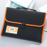 Bureau personnalisé en gros fantaisie A4 extensible sac de rangement de documents accordéon classeur en plastique avec bouton
