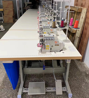 Pegasus EX5114-3 Double Aiguille Quatre Fils Machine À Coudre Petite Cylinderbed Overlock Machine À Coudre pour Coudre Bébé Vêtements