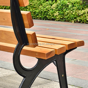 <span class=keywords><strong>Panchina</strong></span> in Legno Massello e Alluminio per Parchi e Aree Ricreative, Seduta Lunga per Relax in <span class=keywords><strong>Giardino</strong></span>, Patio, Palestra e Centri Commerciali - Product Image 5