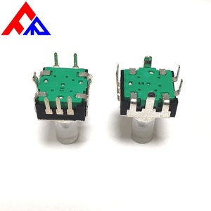 ตัวเข้ารหัสแบบหมุน EC12 รุ่นล่าสุด 12/18/24 พัลส์ แบบฉนวนแกนโปร่งใส พร้อมปุ่มกด - Product Image 5