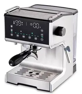 Mesin kopi Espresso semi otomatis, layar sentuh dengan sistem forthing kuat untuk cappuccino dan terakhir