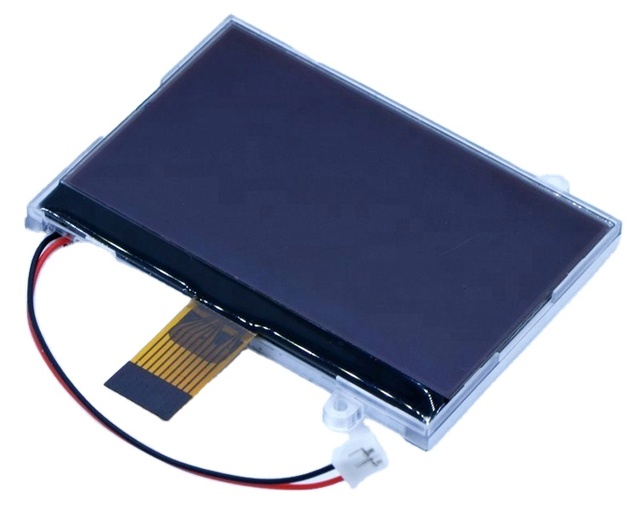 XLW transparent lcd display JHD12864-G556IBFWD-BL